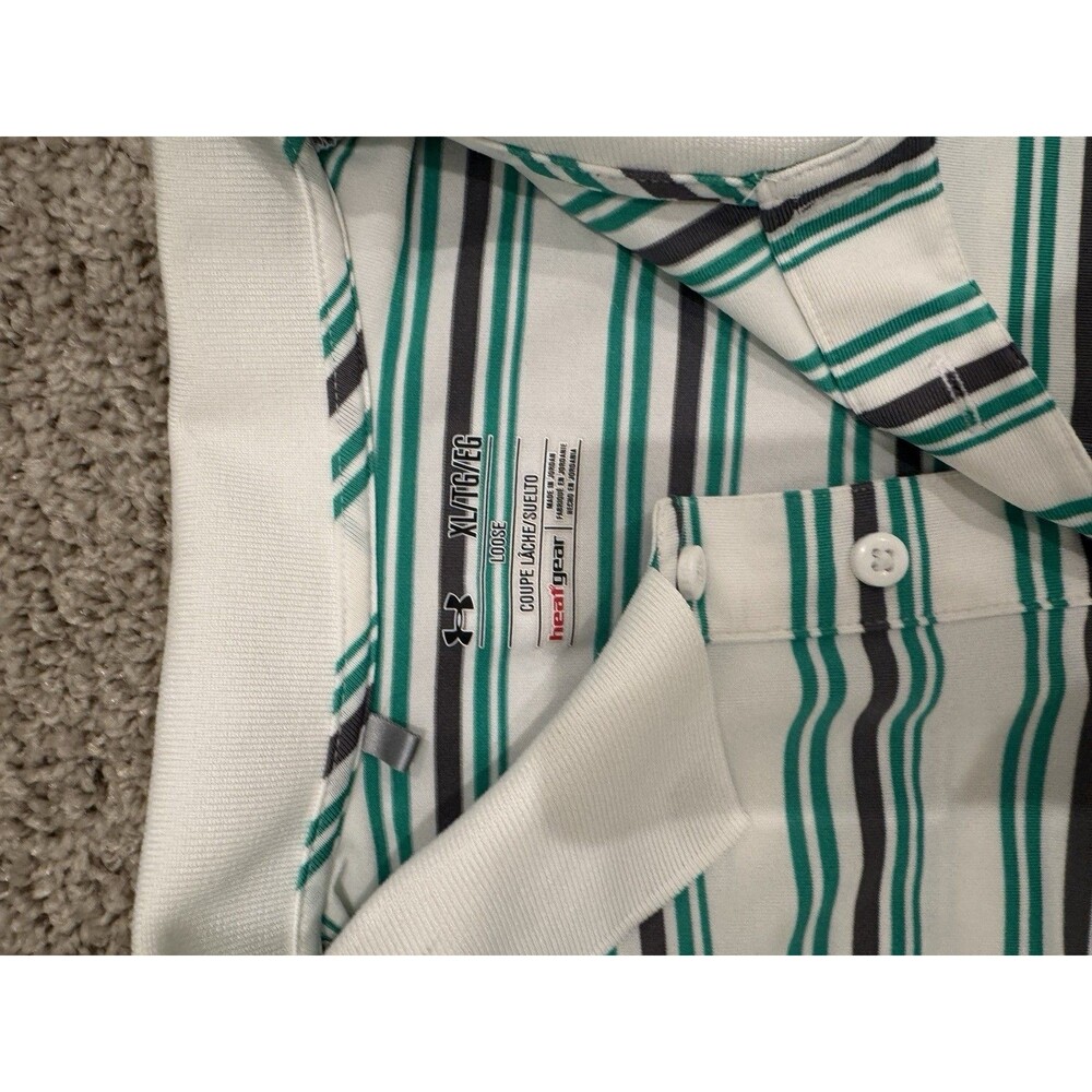 Lot Of  3 Under Armour Loose Heat Gear Men’s Polo Shirts XL  Short Sleeve - Picture 7 of 7